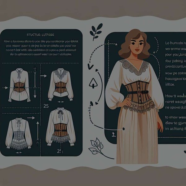 Quels conseils pour porter une ceinture corset avec un chemisier pour structurer votre silhouette?