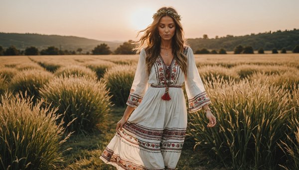 Robe longue bohème d'été : styles tendance à découvrir